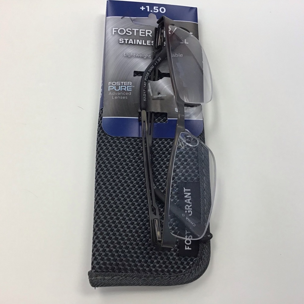 Men’s Foster Grant Reading Glasses with Case